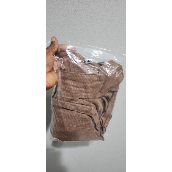 AUTRE TON PARIS Brown Belted Blazer Jacket Size 44 - Picture 9 of 9